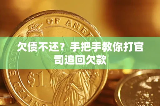 北京欠债不还？手把手教你打官司追回欠款
