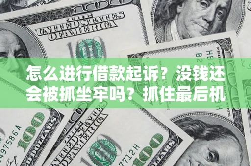 北京怎么进行借款起诉？没钱还会被抓坐牢吗？抓住最后机会！