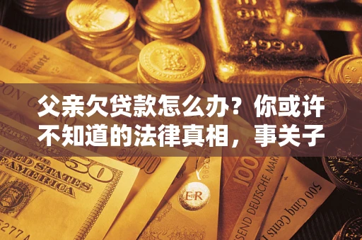 北京父亲欠贷款怎么办？你或许不知道的法律真相，事关子女未来
